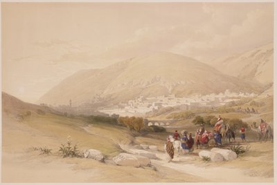 Nablous, antigua Siquem, 17 de abril de 1839, placa 42 del Volumen I de 